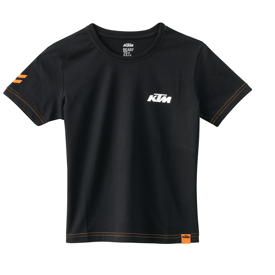 KIDS RACING TEE BLACK 104/XXS