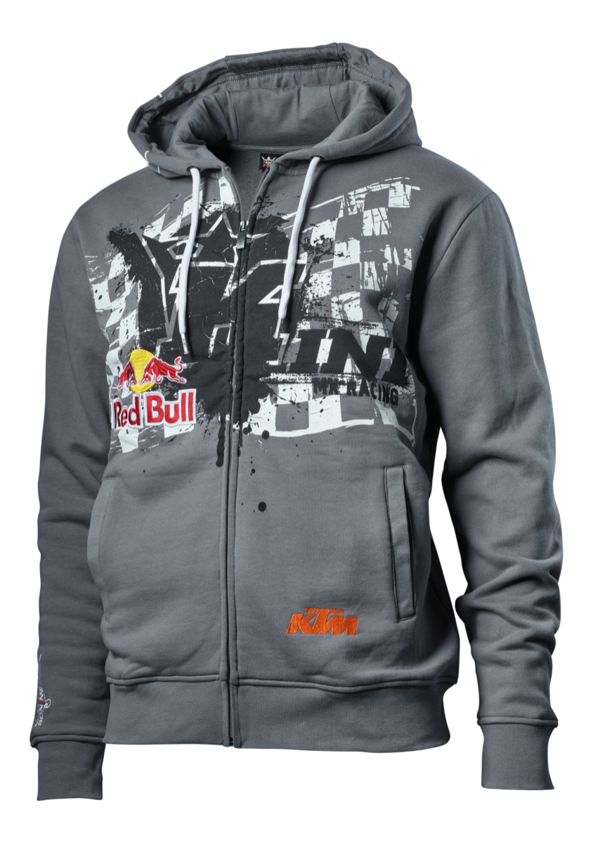 OVERSPRAY ZIP HOODIE GREY XS