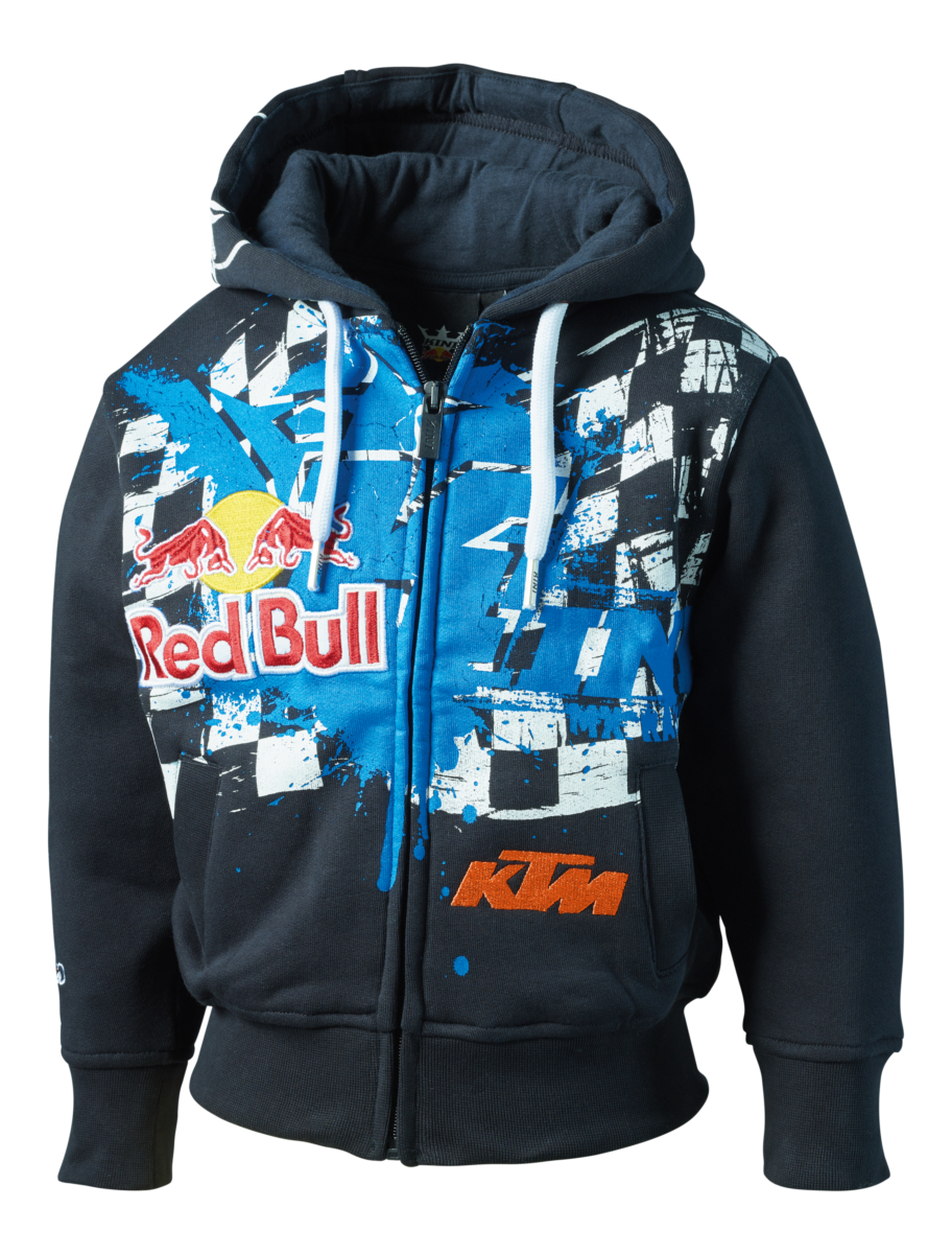 KIDS OVERSPRAY ZIP HOODIE DARK BLUE XS