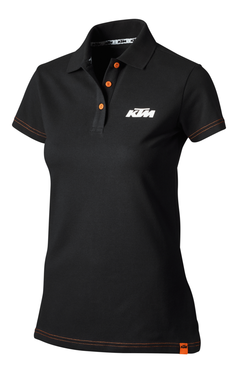 GIRLS RACING POLO BLACK L