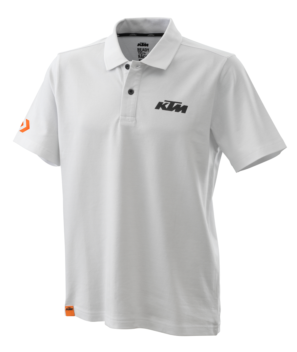 RACING POLO WHITE L