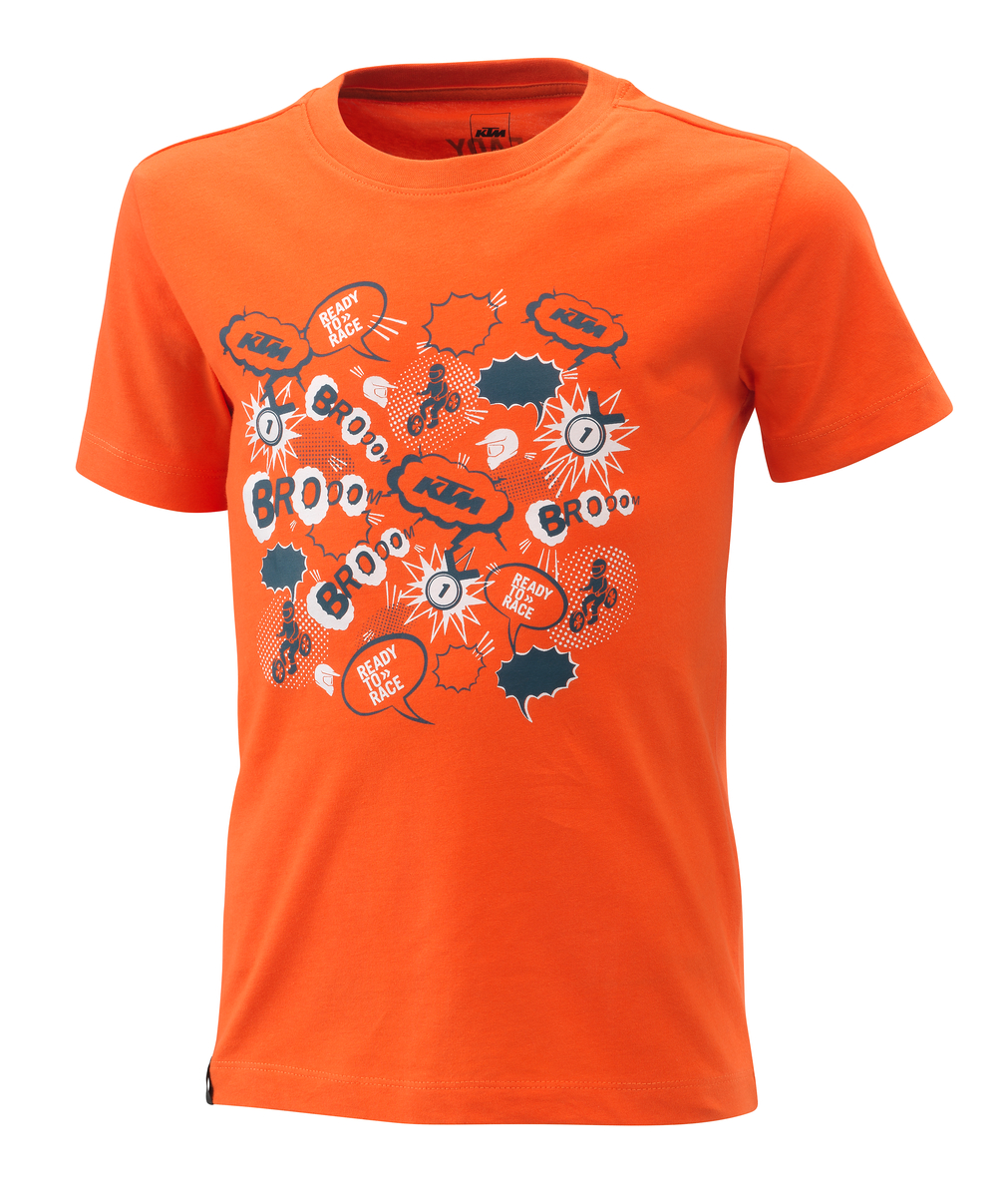 KIDS RADICAL TEE ORANGE 140/8-10Y