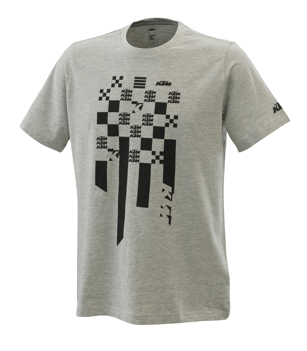 RADICAL SQUARE TEE GREY MELANGE XS