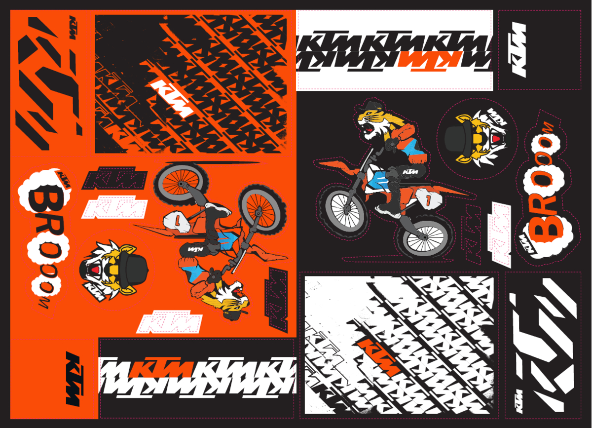 TEAM GRAPHIC STICKER SHEET