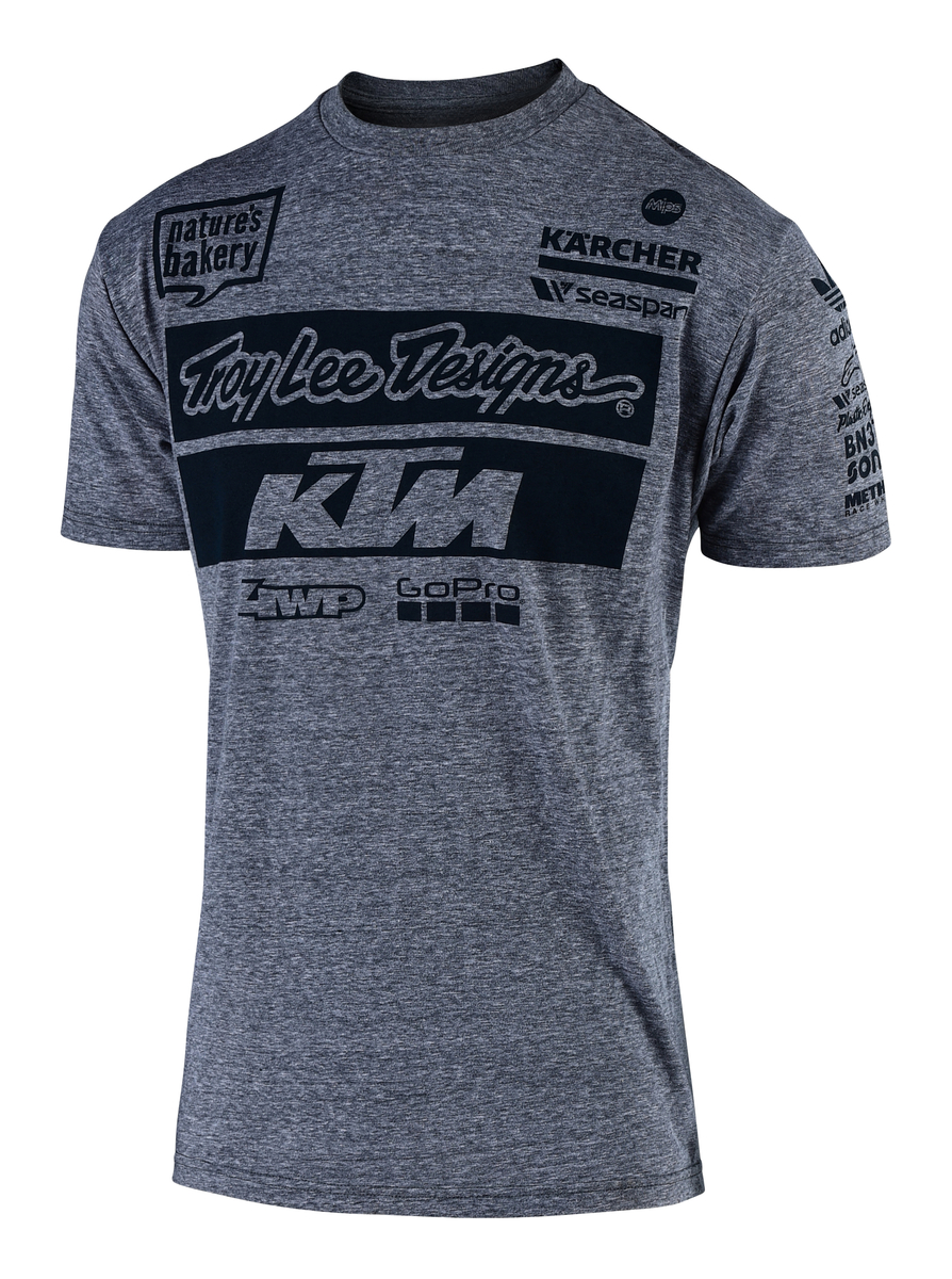 TLD TEAM TEE GREY XL