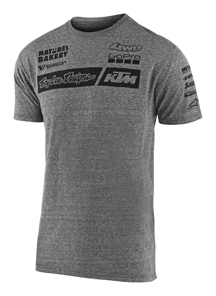 TLD TEAM TEE GREY S