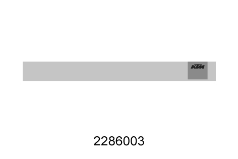 ''1/1 HEADING PANEL ''''KTM''''''