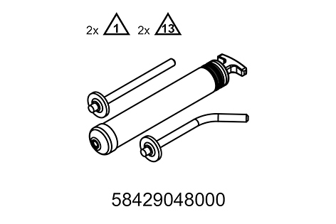 INJEKTION FOR FRONT PIPE '99