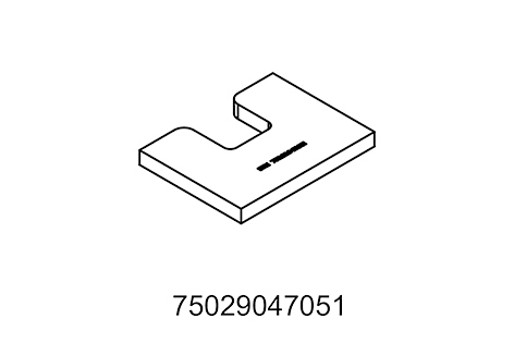 PRESS OUT PLATE BOTTOM PART